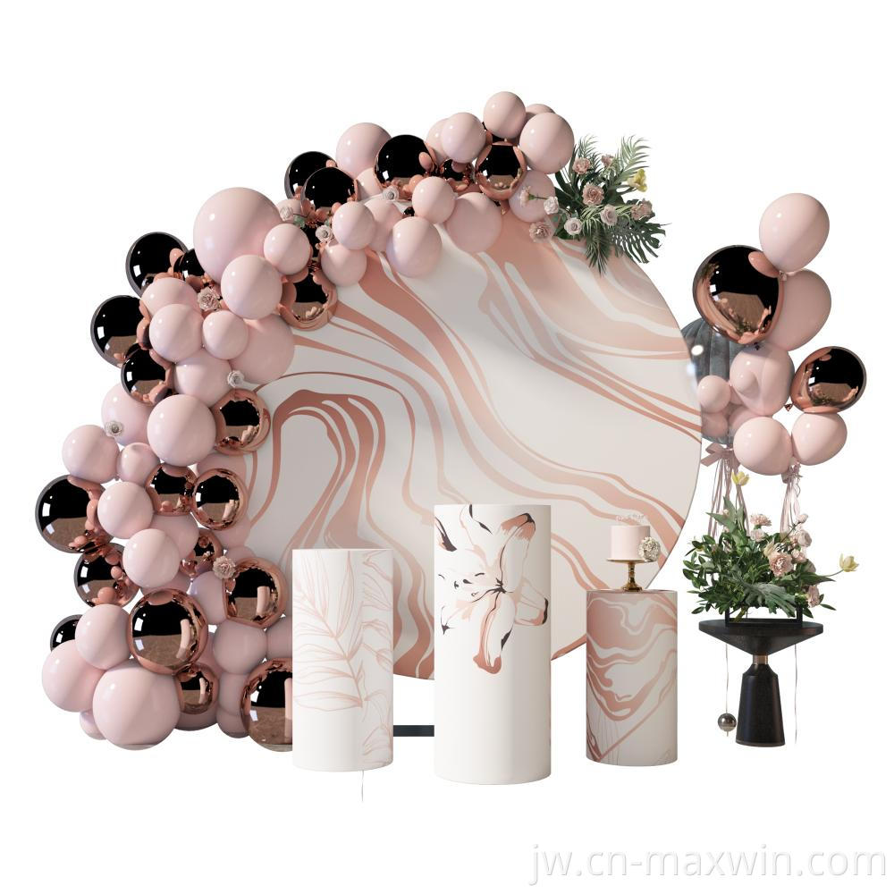 Bingkai latar mburi bunder Round Background Frames